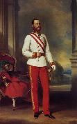 Franz Xaver Winterhalter Franz Joseph I, Emperor of Austria oil painting reproduction